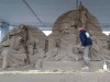 Cảnh Sinh Nhật  tại Vatican được điêu khắc từ 700 tấn cát