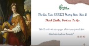 Suy niệm Thứ Sáu Tuần 33 Thường Niên Năm B
