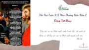 Suy niệm Thứ Hai Tuần XII Mùa Thường Niên