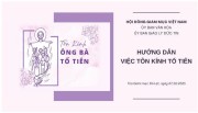 HƯỚNG DẪN VIỆC TÔN KÍNH TỔ TIÊN