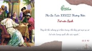 SUY NIỆM  THỨ BA TUẦN XXVIII MÙA THƯỜNG NIÊN