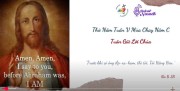 Suy niệm Thứ Năm Tuần V Mùa Chay