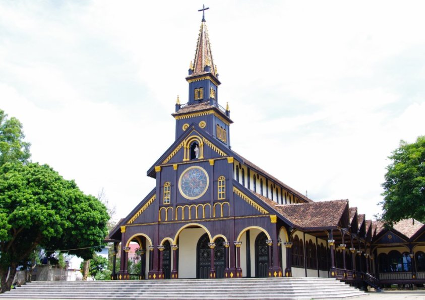 Kiến trúc độc đáo của Nhà thờ Bác Trạch  Đài Phát Thanh và Truyền Hình  Thái Bình