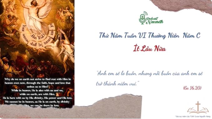 Suy niệm Thứ Năm Tuần VI Phục sinh