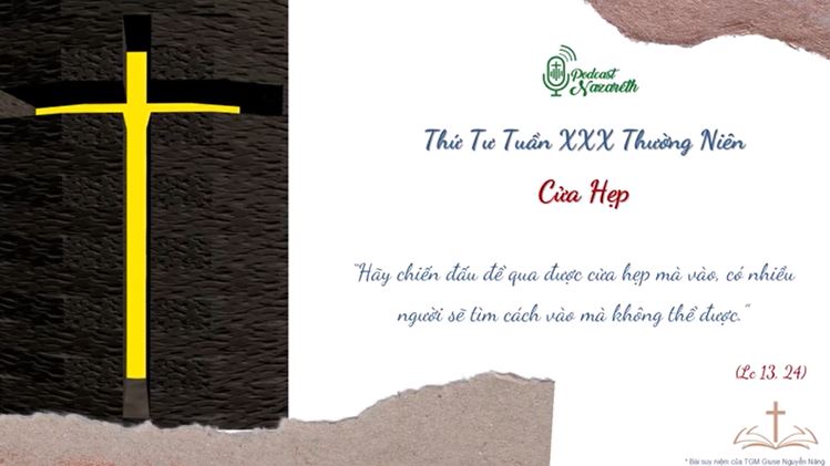 SUY NIỆM THỨ TƯ TUẦN XXX MÙA THƯỜNG NIÊN