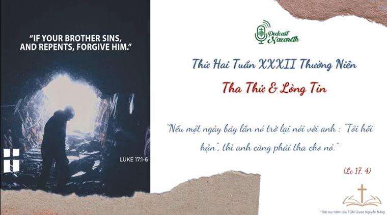 Suy niệm Thứ Hai Tuần XXXII Thường Niên