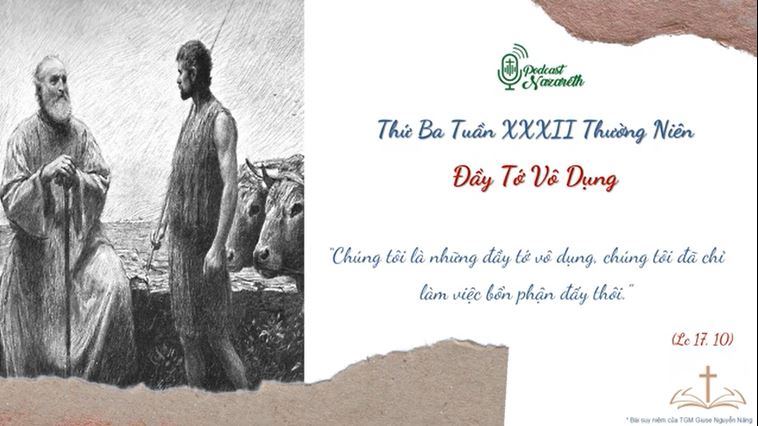 Suy niệm Thứ Ba Tuần XXXII Thường Niên