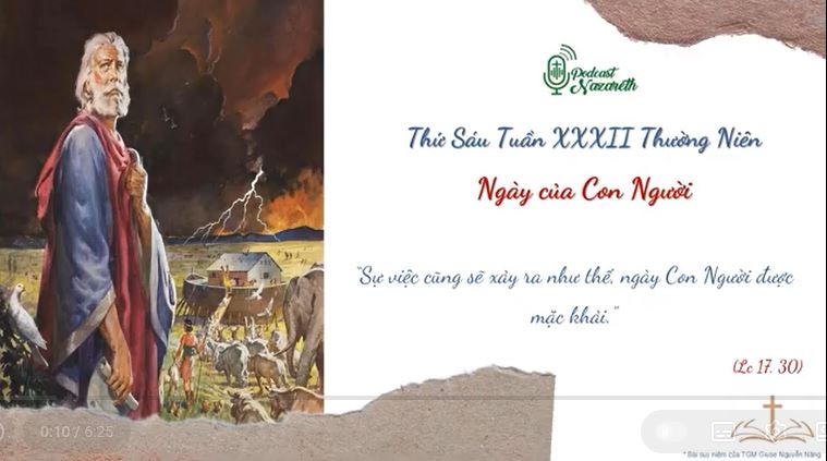 Suy niệm Thứ Sáu Tuần XXXII Thường Niên