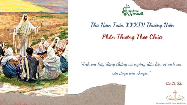 Suy niệm Thứ Năm Tuần XXXIV Thường Niên