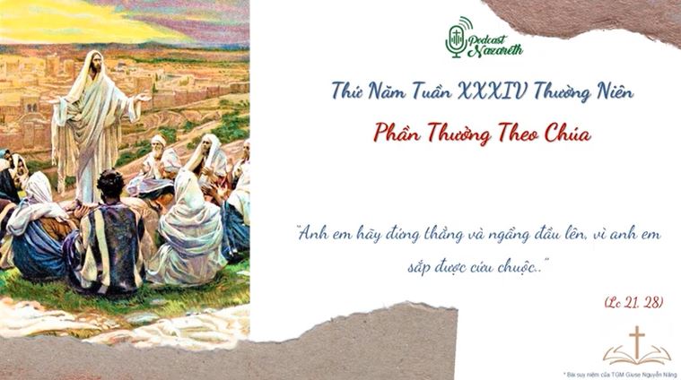 Suy niệm Thứ Sáu Tuần XXXIV Thường Niên