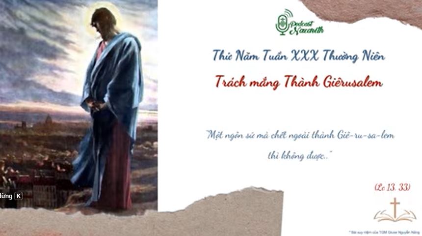 SUY NIỆM THỨ NĂM TUẦN 30 THƯỜNG NIÊN