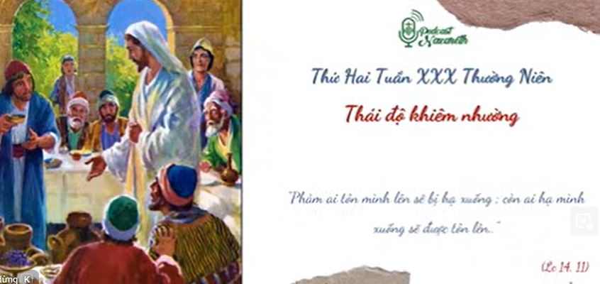 SUY NIỆM THỨ BẢY TUẦN 30 THƯỜNG NIÊN