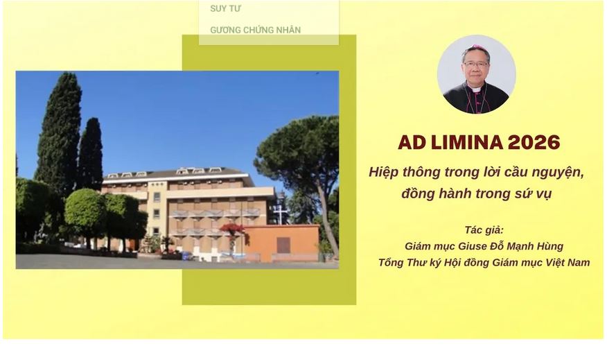 AD LIMINA 2026: HIỆP THÔNG TRONG LỜI CẦU NGUYỆN, ĐỒNG HÀNH TRONG SỨ VỤ