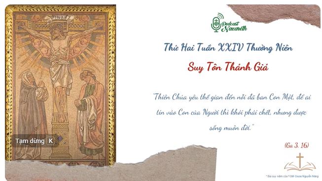 THỨ HAI TUẦN 24 MÙA THƯỜNG NIÊN