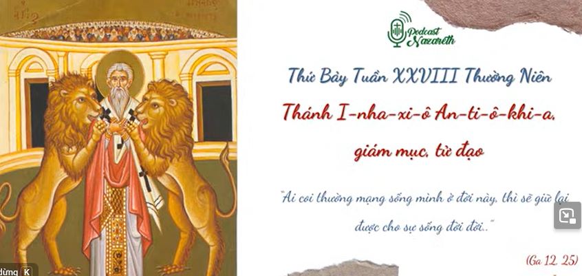 SUY NIỆM THỨ BẢY TUẦN 28 THƯỜNG NIÊN
