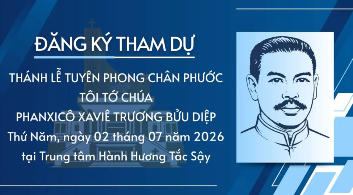 ĐĂNG KÝ THAM DỰ LỄ TUYÊN PHONG CHÂN PHƯỚC PX TRƯƠNG BỬU DIỆP